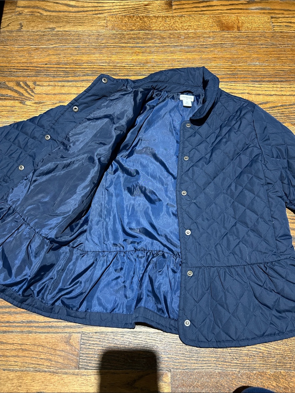 Crewcuts Navy Quilted Kids Jacket - Picture 7 of 9